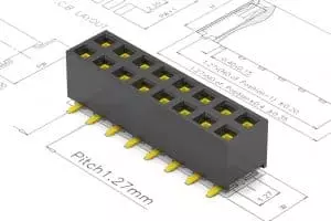 1.27mm female header
