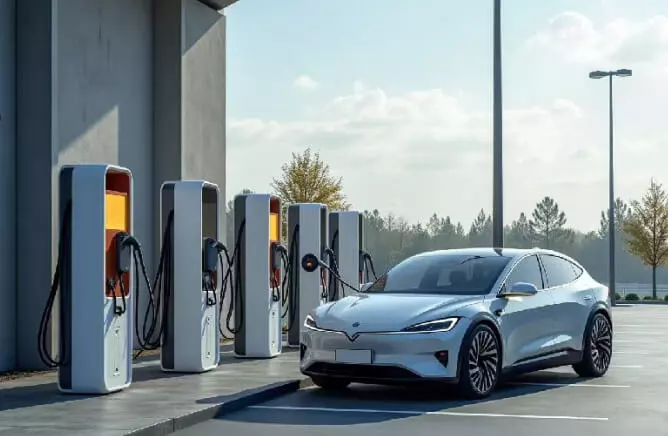 Linkwings Use Cases or Success Stories - New Energy Supercharging Station 'All-Around Guardian'