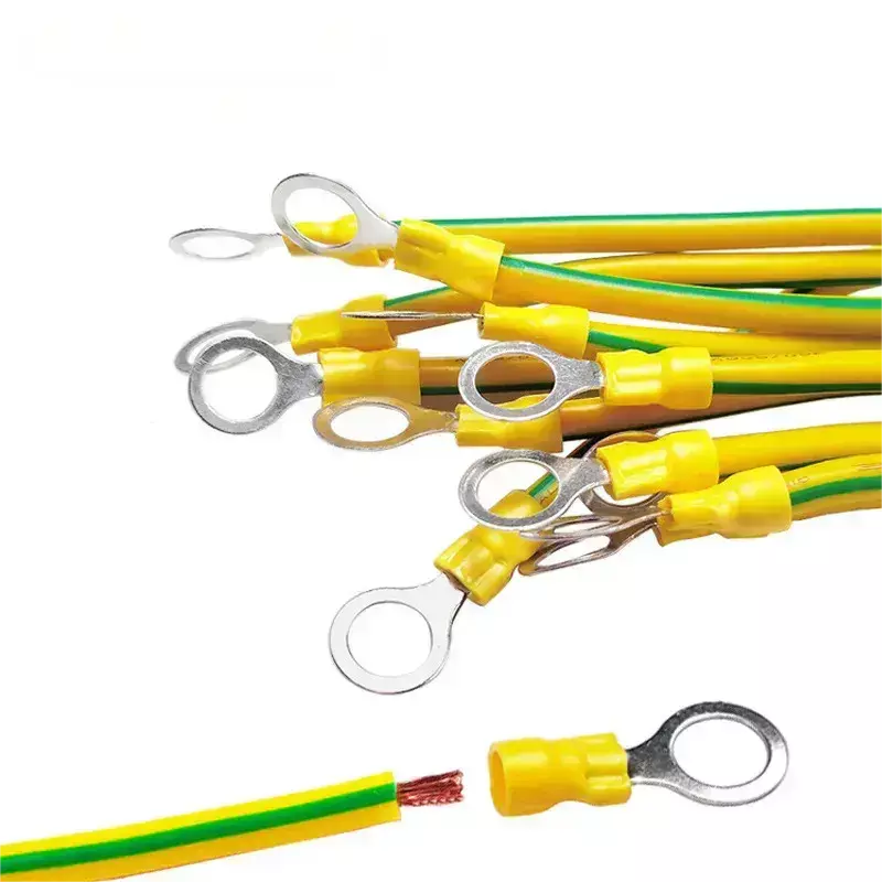 yellow crimp wire
