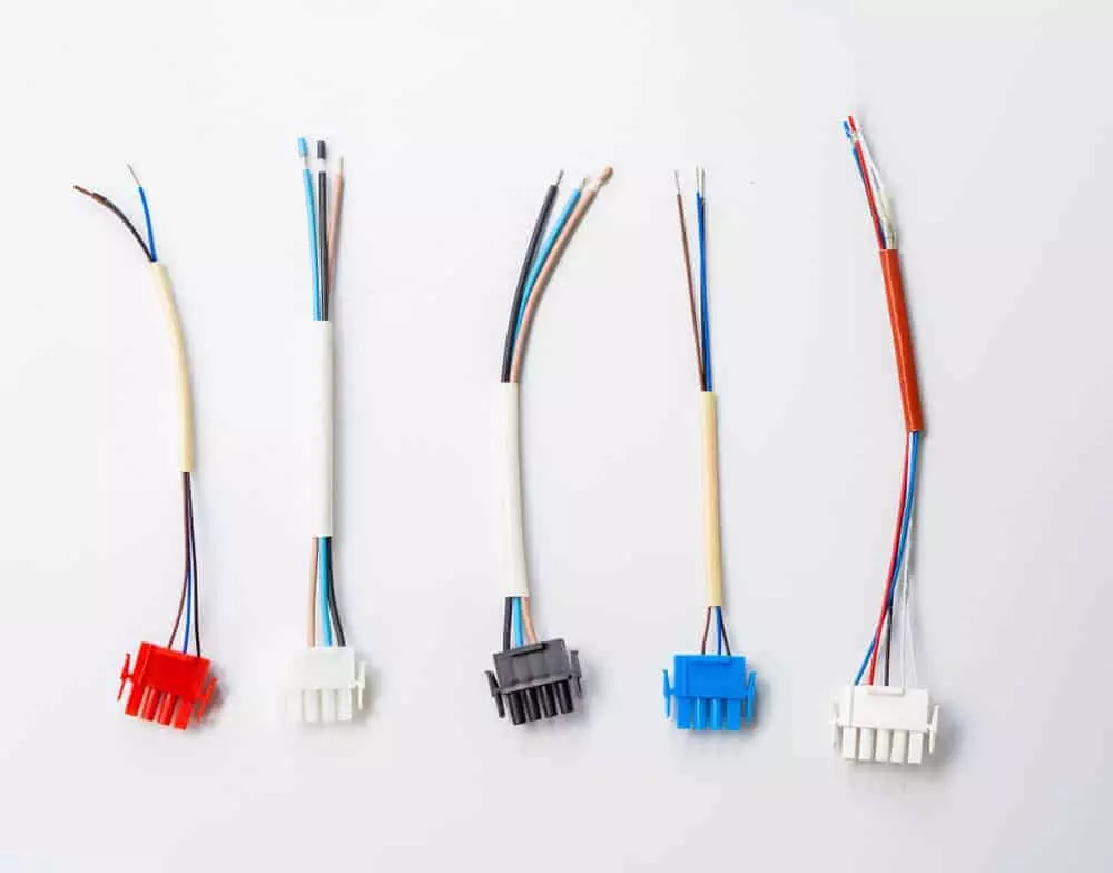 Types of wires used in wiring harness