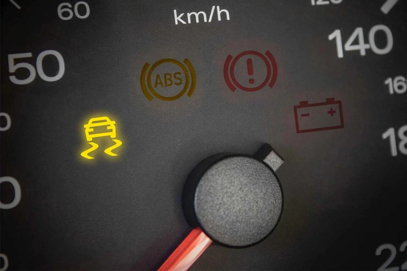 ABS, traction-control, and stability-control warning lights