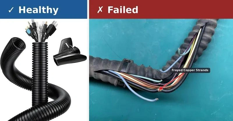Decision factors for local damage, connector failure, contamination, and repeat faults
