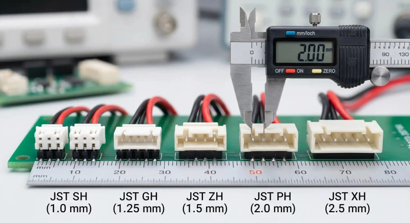 How to Read a JST Connector Series and Part Number