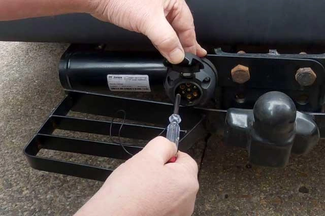 What should you check first when trailer lights do not work