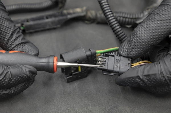 how do you rework the harness step by step
